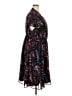 Torrid 100% Polyester Print Black Cocktail Dress Size 4X Plus (4) - photo 4