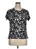 Nike 100% Polyester Tweed Black Short Sleeve T-Shirt Size 1X - photo 1