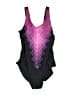 M&S Argyle Purple Black One Piece Swimsuit Size EU 36 - photo 1