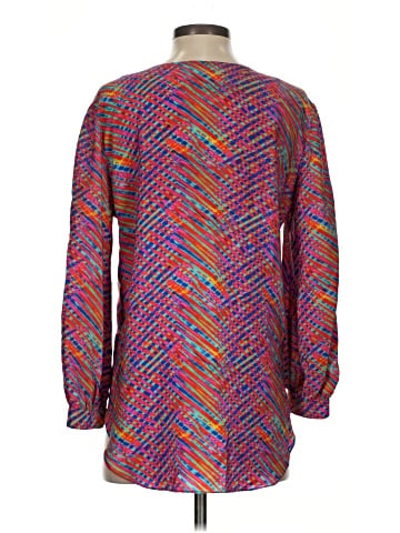 Amanda Uprichard 3/4 Sleeve Silk Top (view 2)