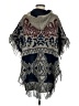 Braciano Blue Gray Poncho Size S - photo 2
