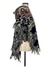 Braciano Blue Gray Poncho Size S - photo 4