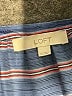 Ann Taylor LOFT 100% Polyester Stripes Blue Casual Dress Size XL - photo 7