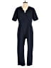 Sandra Darren 100% Polyester Solid Blue Jumpsuit Size M - photo 1