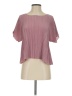 Madewell 100% Polyester Pink Texture &amp; Thread Micropleat Top Size S - photo 1