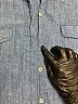 Bill Blass 100% Cotton Blue Long Sleeve Button-Down Shirt Size S - photo 3