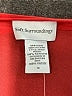 Soft Surroundings 100% Polyester Red Short Sleeve Blouse Size 1X - photo 7