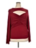Shein Curve Burgundy Long Sleeve Top Size 22 Plus (5) - photo 1