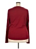 Shein Curve Burgundy Long Sleeve Top Size 22 Plus (5) - photo 2