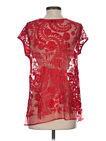Karen Kane Short Sleeve Blouse (view 2)
