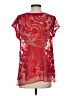 Karen Kane Paisley Red Short Sleeve Blouse Size XS - photo 2
