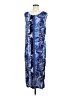 Sag Harbor Print Blue Casual Dress One size (estimated) - photo 1