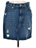 Levi's 100% Cotton Blue Denim Skirt Size 29 waist - photo 1