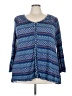 Chelsea Studio 100% Rayon Blue 3/4 Sleeve Blouse Size 22 - photo 1