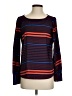 Express Stripes Black Long Sleeve Top Size S - photo 1