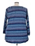 Chelsea Studio 100% Rayon Blue 3/4 Sleeve Blouse Size 22 - photo 2