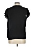 CeCe 100% Polyester Black Short Sleeve Blouse Size M - photo 2
