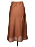 Renee C. Solid Brown Formal Skirt Size M - photo 2