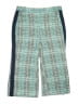 Tanya Taylor Plaid Blue Teal Casual Pants Size 14 - photo 1