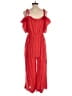 Moon River Solid Red Jumpsuit Size S - photo 2