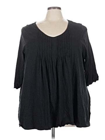 Woman Within 3/4 Sleeve T-Shirt (view 1)