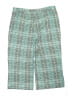 Tanya Taylor Plaid Blue Teal Casual Pants Size 14 - photo 2