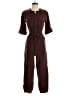 Madewell 100% Cotton Solid Brown Jumpsuit Size 00 - photo 1