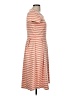 Assorted Brands Stripes Orange Casual Dress Size M - photo 4