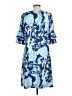 Tango Mango Paisley Blue Casual Dress Size L - photo 2