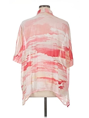 JM Collection Short Sleeve Blouse (view 2)