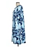 Tango Mango Paisley Blue Casual Dress Size L - photo 5