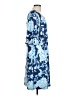 Tango Mango Paisley Blue Casual Dress Size L - photo 4