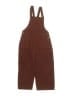 Rylee + Cru 100% Cotton Brown Overalls Size 6 - 7 - photo 1