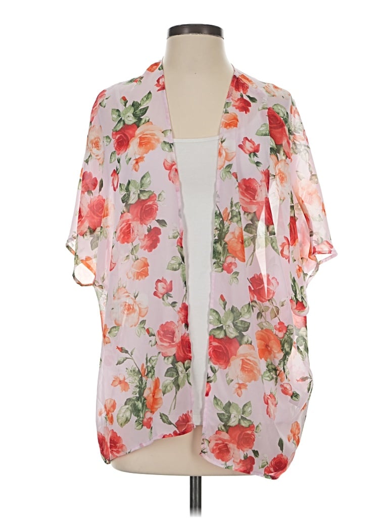 Pre-owned Joe Boxer Kimono In Orange