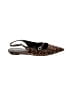 Stuart Weitzman Animal Print Brown Flats Size 6 1/2 - photo 1