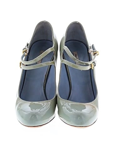 Miu Miu Vintage Patent Leather Mary Jane Pumps (view 2)