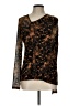 Calvin Klein Brown Long Sleeve Blouse Size L - photo 1