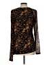 Calvin Klein Brown Long Sleeve Blouse Size L - photo 2