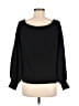 Olivia Grey 100% Acrylic Black Long Sleeve Top Size M - photo 2