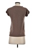 Max Studio Brown Short Sleeve T-Shirt Size XS - photo 2