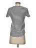 Marled Essentials Stripes Ivory Short Sleeve Turtleneck Size S - photo 2