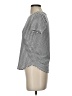 Marled Essentials Stripes Ivory Short Sleeve Turtleneck Size S - photo 5