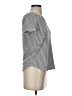 Marled Essentials Stripes Ivory Short Sleeve Turtleneck Size S - photo 4
