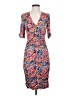 Hale Bob Print Blue Cocktail Dress Size S - photo 1