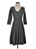 Max Studio 100% Polyester Gray Casual Dress Size S - photo 1