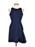Milly Solid Blue Cocktail Dress Size 14 - photo 1
