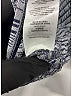 Self-Portrait Blue Gray Crossover Ribbed Knit Top Size L - photo 5