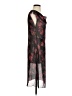 Garnish Floral Black Cocktail Dress Size S - photo 4