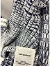 Self-Portrait Blue Gray Crossover Ribbed Knit Top Size L - photo 3