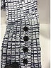 Self-Portrait Blue Gray Crossover Ribbed Knit Top Size L - photo 4
